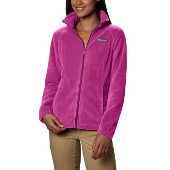 Dámské Bundy Columbia Benton Springs Full Zip Fleece Petite Fuchsie YMDEAC536